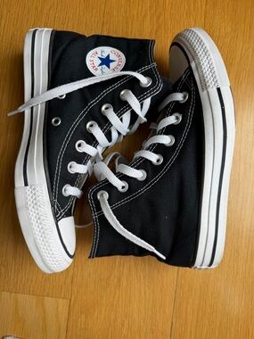 Converse Black & White High Top Sneakers